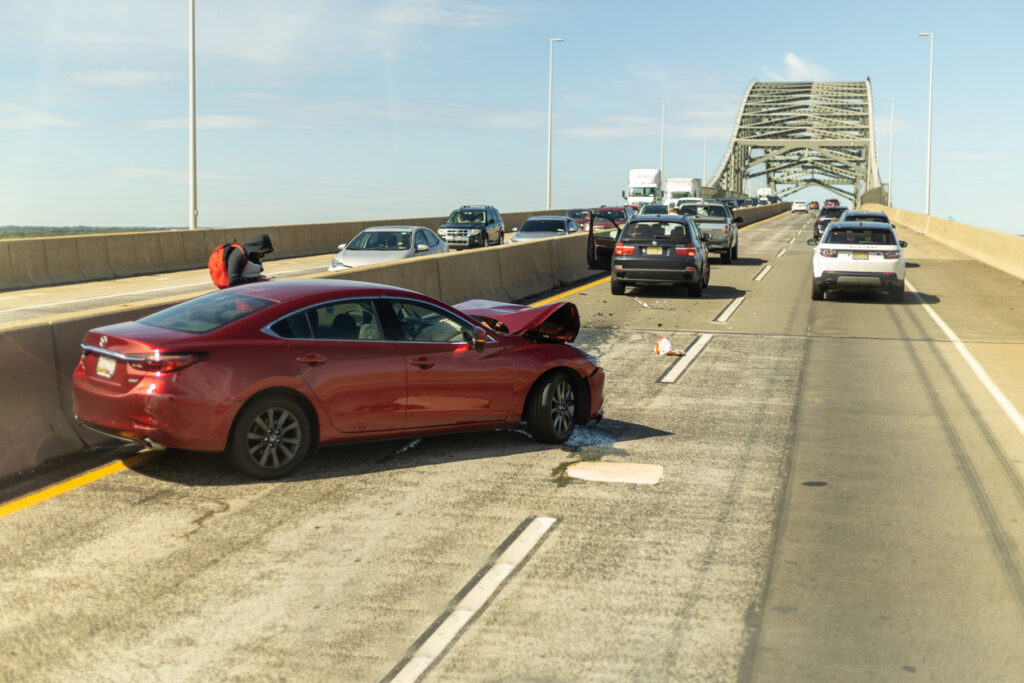 Crash Involving Multiple Vehicles