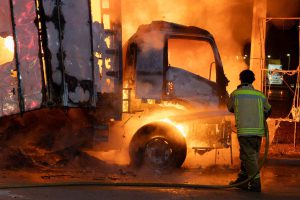 Truck Driver Arrested After Fiery serveral dies and
