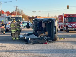 Two Seriously Injured in Ardrey Kell Road Crash
