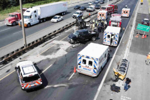 Multi-Vehicle Collision on Highway 22