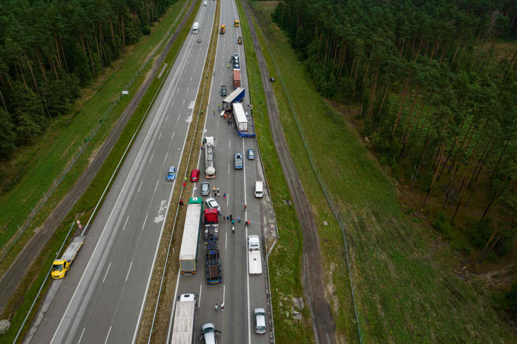 Multi-Vehicle Collision