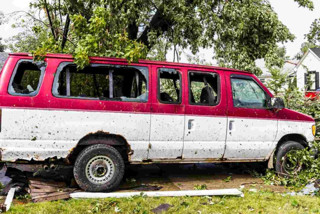 Van Crash Kills Passenger